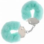 Ouch! Heavy-Duty Fluffy Handcuffs - Powder Green