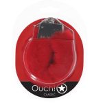 Ouch! Classic Fluffy Handcuffs - Red