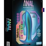 Anal Adventures Matrix Voyager Plug Silicone Rechargeable Anal Plug - Neptune Teal