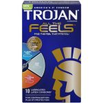 Trojan All The Feels Latex Condoms 10 Pack