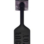 Edge FUCK TOY Silicone Paddle - Black