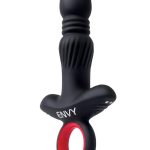 Envy Vibrating Silicone Rechargeable Thrusting Assifier - Black