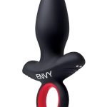 Envy Vibrating Silicone Rechargeable Assifier Butt Plug - Black