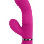 Selopa Next Wave Rechargeable Silicone Rabbit Vibrator - Pink