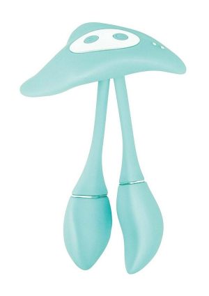 The Beat Intimate Ero-Vibe Rechargeable Silicone Vibrator - Aqua